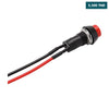 Acheter Bouton Poussoir Rouge Rond 12 mm à Accrochage – Mini Interrupteur ON/OFF 250 V 3 A avec Câbles Pré-soudés en Tunisie - Disponible au meilleur prix sur CoThings