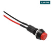 Acheter Bouton Poussoir Rouge Rond 12 mm à Accrochage – Mini Interrupteur ON/OFF 250 V 3 A avec Câbles Pré-soudés en Tunisie - Disponible au meilleur prix sur CoThings