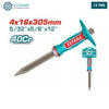 Acheter Broche Maçon TOTAL 305mm Acier 40Cr Précis Ergonomique THT4530416 en Tunisie - Disponible au meilleur prix sur CoThings