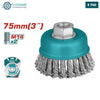 Acheter Brosse Torsadée À Fil 75 mm M14x2 Planage Et Décapage Total TAC32031 en Tunisie - Disponible au meilleur prix sur CoThings