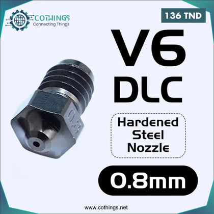 Buse en acier DLC durcie V6 0,8 mm - Domotique Tunisie