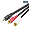 Acheter Câble Audio Jack vers 2 RCA 1.5M en Tunisie - Disponible au meilleur prix sur CoThings