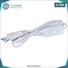 Acheter Câble d'alimentation avec interrupteur - 220V - 2 fils - 1,5 mètre - Blanc en Tunisie - Disponible au meilleur prix sur CoThings