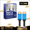 CABLE HDMI 1.5M 4K HDTV PREMIUM - Domotique Tunisie