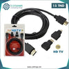 Acheter Cable HDMI 1080P FULL HD 3 EN 1 1,5 M + MINI HDMI + MICRO HDMI en Tunisie - Disponible au meilleur prix sur CoThings