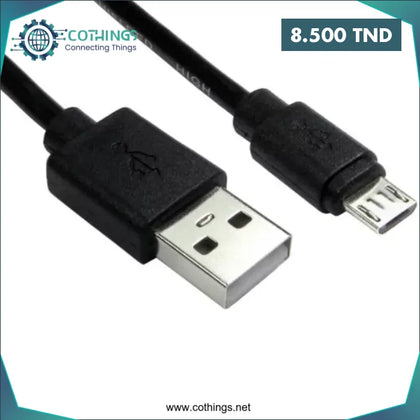 Cable Micro USB Type-Micro 1M - Domotique Tunisie