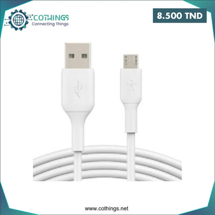 Cable USB Type-Micro 1M - Domotique Tunisie