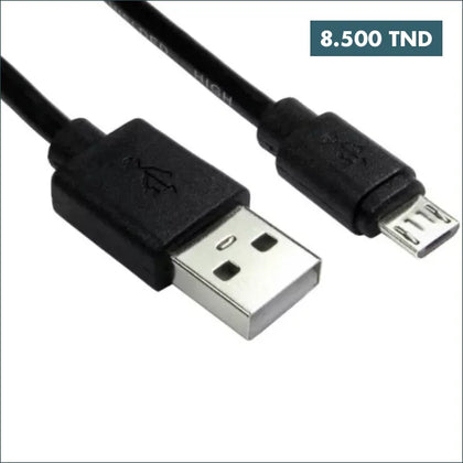 Cable USB Type-Micro 1M - Domotique Tunisie
