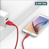 Acheter Cable USB Type Micro 2M Rouge en Tunisie - Disponible au meilleur prix sur CoThings