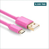 Acheter Cable USB Type Micro 2M Rouge/Rose en Tunisie - Disponible au meilleur prix sur CoThings