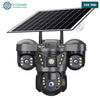 Acheter Camera de surveileance solaire à triple objectif avec puce 4G et Wifi en Tunisie - Disponible au meilleur prix sur CoThings