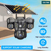 Acheter Camera de surveileance solaire à triple objectif avec puce 4G et Wifi en Tunisie - Disponible au meilleur prix sur CoThings