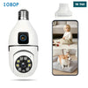 Acheter Caméra de Surveillance montage Ampoule E27 360° 3MP-Communication bidirectionnelle Wifi avec application en Tunisie - Disponible au meilleur prix sur CoThings