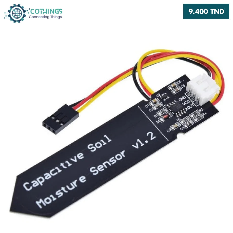 Capteur D'humidité Du Sol Capacitif V2 | 6 Pièces | Compatible Arduino, Raspberry Pi | 3.3-5.5V