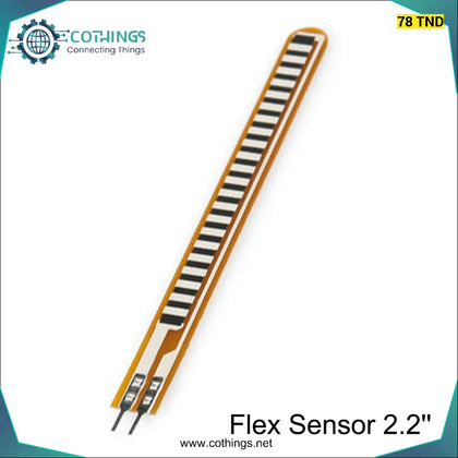 Capteur de flexion de 2,2 pouces ultra fin et flexible - Domotique