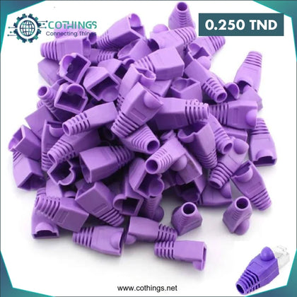 Capuchon RJ45 Violet - Domotique Tunisie