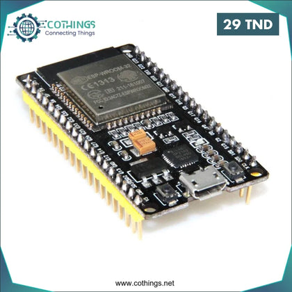 Carte de développement ESP32 Rev1 Dual Core CP2102 - Domotique Tunisie