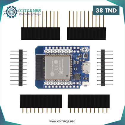 Carte de développement ESP32 WiFi/Bluetooth (CP2104) avec broches