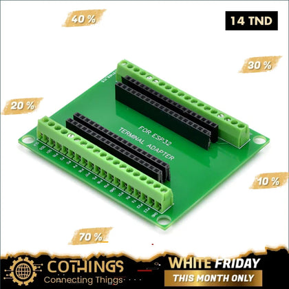 Carte d’extension ESP32 38Pin compatible avec ESP32-REV1