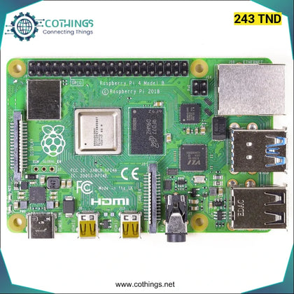 Carte Raspberry PI 4 2GB Model B - Domotique Tunisie