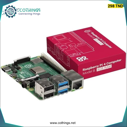 Carte Raspberry PI 4 4GB Model B - Domotique Tunisie