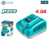 Acheter Chargeur Batterie 21V 4A Recharge Rapide TOTAL P20S TFCLI20411 en Tunisie - Disponible au meilleur prix sur CoThings