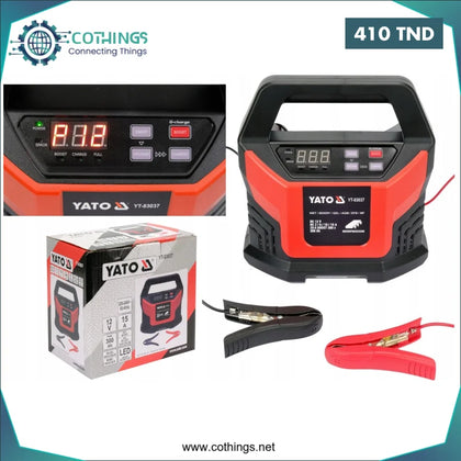 Chargeur Batterie électronique digital 12V 300A YATO - Domotique