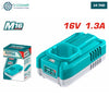 Acheter Chargeur Li-Ion 16V 1,3Ah Recharge Rapide TOTAL TFCLI1613 en Tunisie - Disponible au meilleur prix sur CoThings