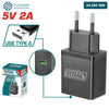 Acheter Chargeur TOTAL 5V 2A Charge Rapide PRO TOTAL tcli120502 en Tunisie - Disponible au meilleur prix sur CoThings