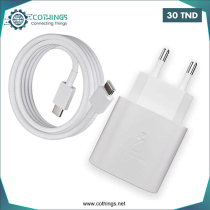 Chargeur type C Type C 35W DEVIS - Domotique Tunisie