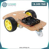 Acheter Chassis 2WD [2 Roues + Roue Libre +Support 4 piles*AA (PLEXI GLASS EP=4MM)] en Tunisie - Disponible au meilleur prix sur CoThings