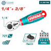 Acheter Clé Cliquet Carré TOTAL Ergonomique 1/4 et 3/8 Réversible THT1061438 en Tunisie - Disponible au meilleur prix sur CoThings