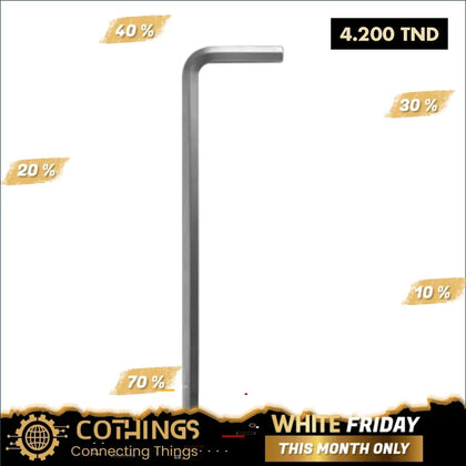 Cle Male Hex.Cr-V 6Mm Long