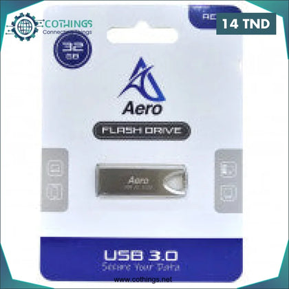 Clé USB 32 Go AERO USB 3.0 – Haute Vitesse et Fiabilité - Domotique