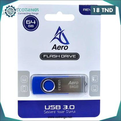 Clé USB 64 Go AERO USB 3.0 – Haute Vitesse - Domotique Tunisie