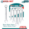 Acheter Clés Mixtes TOTAL JX 6 Pièces 8 À 17 mm CrV THT102266 en Tunisie - Disponible au meilleur prix sur CoThings