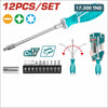 Acheter Coffret de 12 tournevis à manche flexible - THT250FL1206 en Tunisie - Disponible au meilleur prix sur CoThings