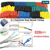 Acheter Coffret de 328 pieces  Gaine Thermoretractable Multi-color en Tunisie - Disponible au meilleur prix sur CoThings