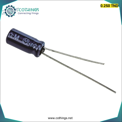 Condensateur chimique 2.2µF 100V - Domotique Tunisie