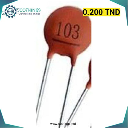 Condensateur en céramique 2PF - 0.1UF 50V - Domotique Tunisie