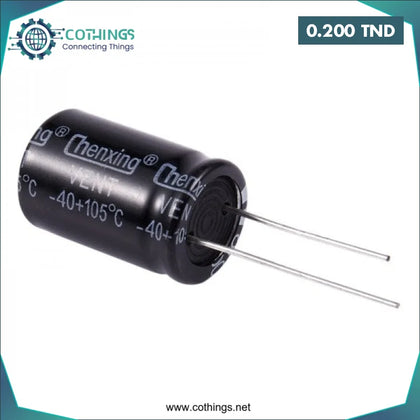 Condensateurs électrolytiques d’assortiment en aluminium 16V 100µF (1