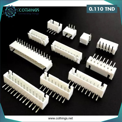 Connecteur à broches coudées XH2,54 mm 5 pôles - Domotique Tunisie