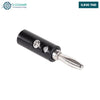 Acheter Connecteur fiche banane 4 mm noir — câble haut-parleur audio en Tunisie - Disponible au meilleur prix sur CoThings