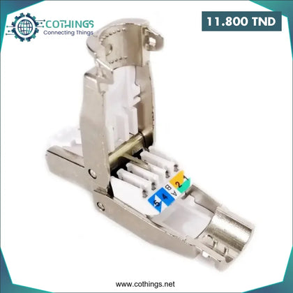 Connecteur Modulaire RJ45 STP CAT6 SANS OUTIL - Domotique Tunisie