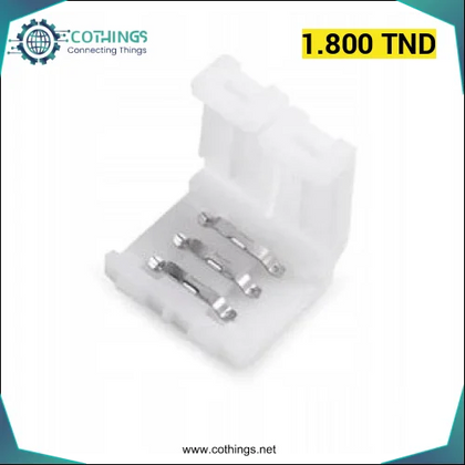 Connecteur de ruban Led 3 broches - Domotique Tunisie