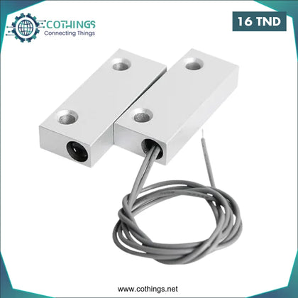 Contacte magnétique métallique - Domotique Tunisie