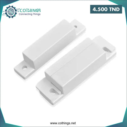 Contacte magnétique plastique - Domotique Tunisie