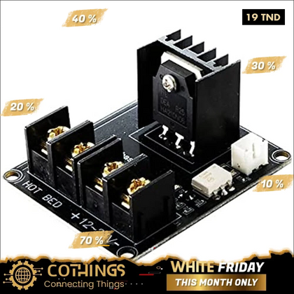 Contrôleur de chauffage MKS MOS25 V1.0 pour extrudeuse à lit