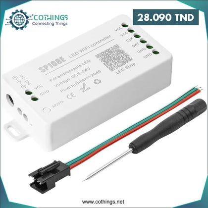 Contrôleur LED Wi-Fi SP108E - Domotique Tunisie