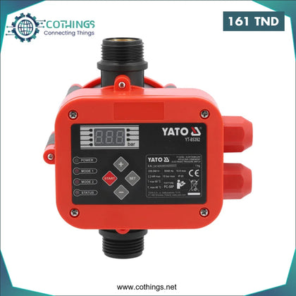 Controleur de pression d’eau électrique 10Bar YATO - Domotique Tunisie